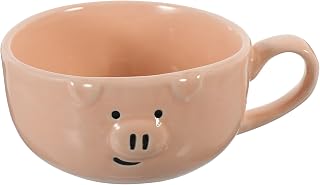 Cute Pig Ceramic Mug Japanese Style Cartoon Coffee Cup for Hot and Cold Drinks Versatile Animal Drinking for Tea Milk Juice Birthday Gift for Women Men