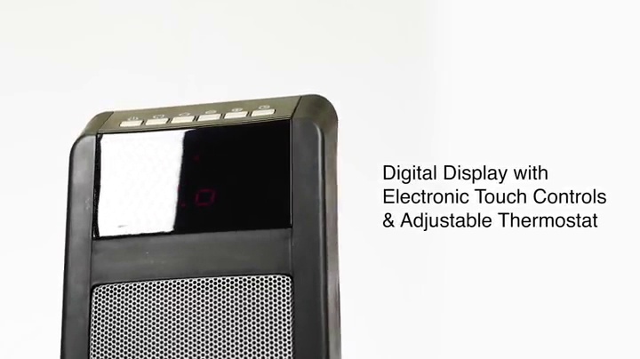 Amazon Live - Hunter HPQ15C-EA 1500W Digital Ceramic Tower Heater with  Remote Control