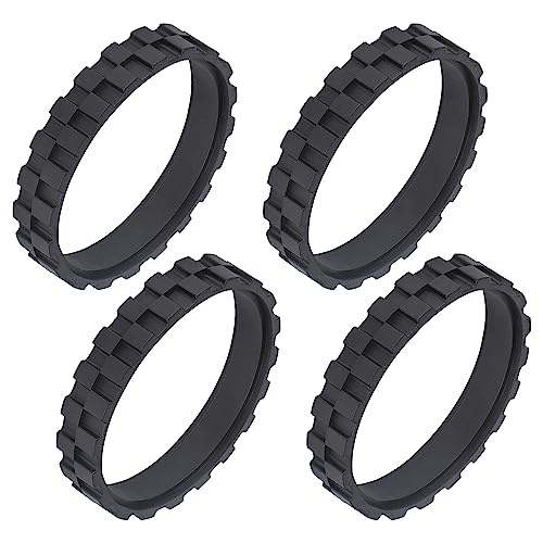 4 Piezas Neumáticos para Ruedas irobot roomba, Cambio de neumáticos Antideslizantes, neumáticos de Ruedas fáciles de ensamblar compatibles con los Modelos irobot roomba