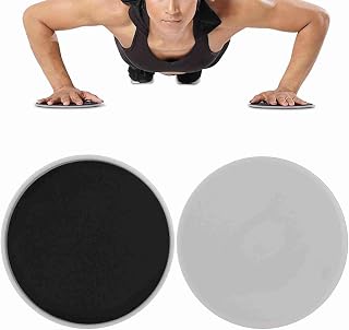 Ejoyous 2PCS Exercise Core Slider Sliding Disc Full Body Workout | Dual Sided Sliding Disk Pad, Portable Fitness Equipment, for Abdominal Core Workouts & Pilates, Use on Carpet Hardwood Floor