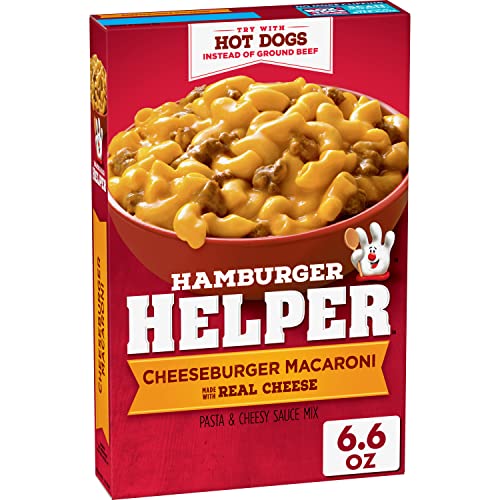 Betty Crocker Hamburger Helper Cheeseburger Macaroni 6.6 oz Box