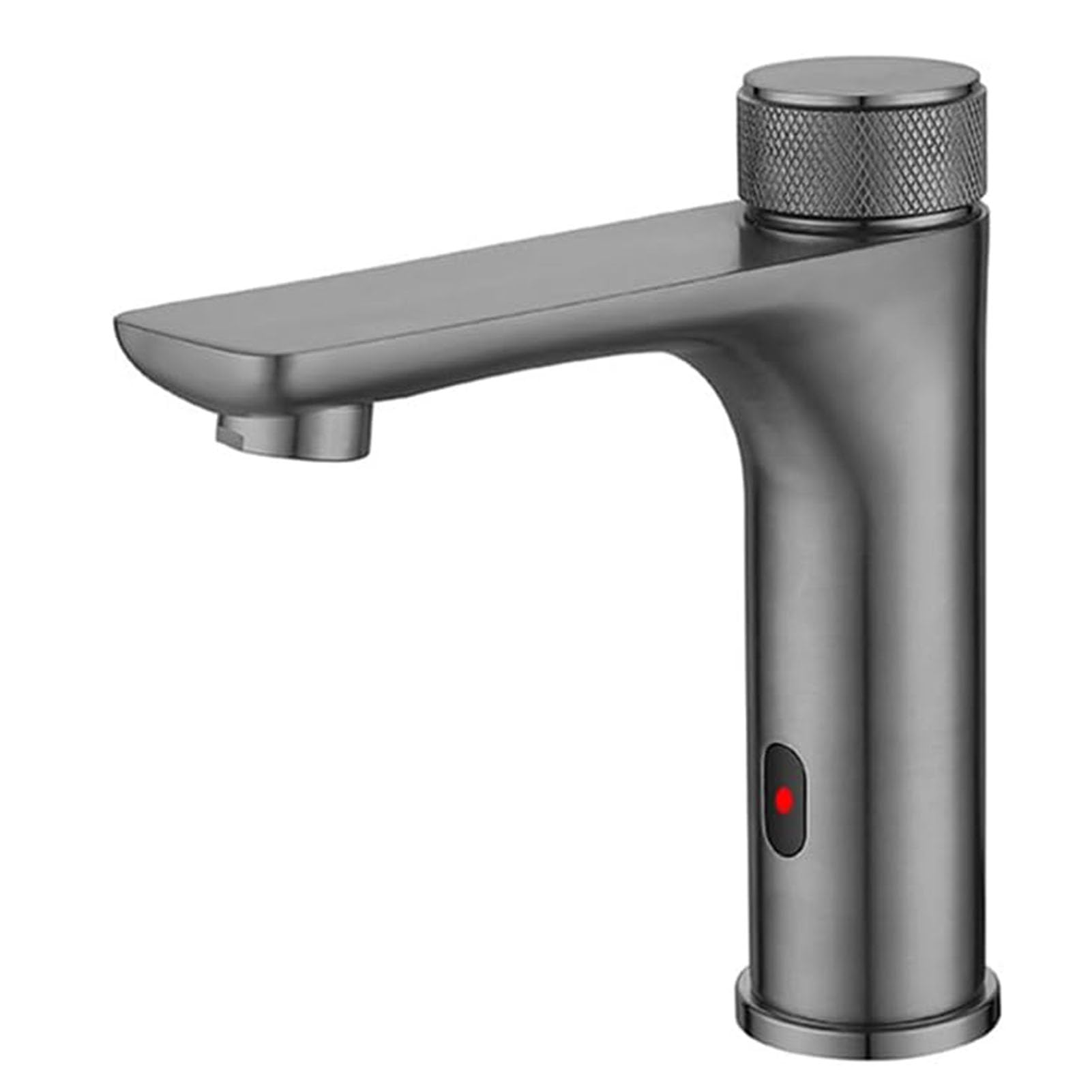 Grifo de baño sin Contacto, Grifo con Sensor automático, grifos de tocador de Acero Inoxidable, Grifo de baño Manos Libres, Grifo de Lavabo de baño, Grifo Mezclador de Agua fría y Caliente,