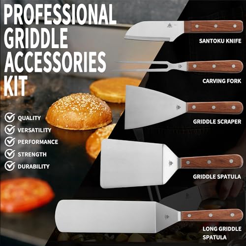 Kit accesorios para parrilla GRILLGEN con mango en madera miniatura 2