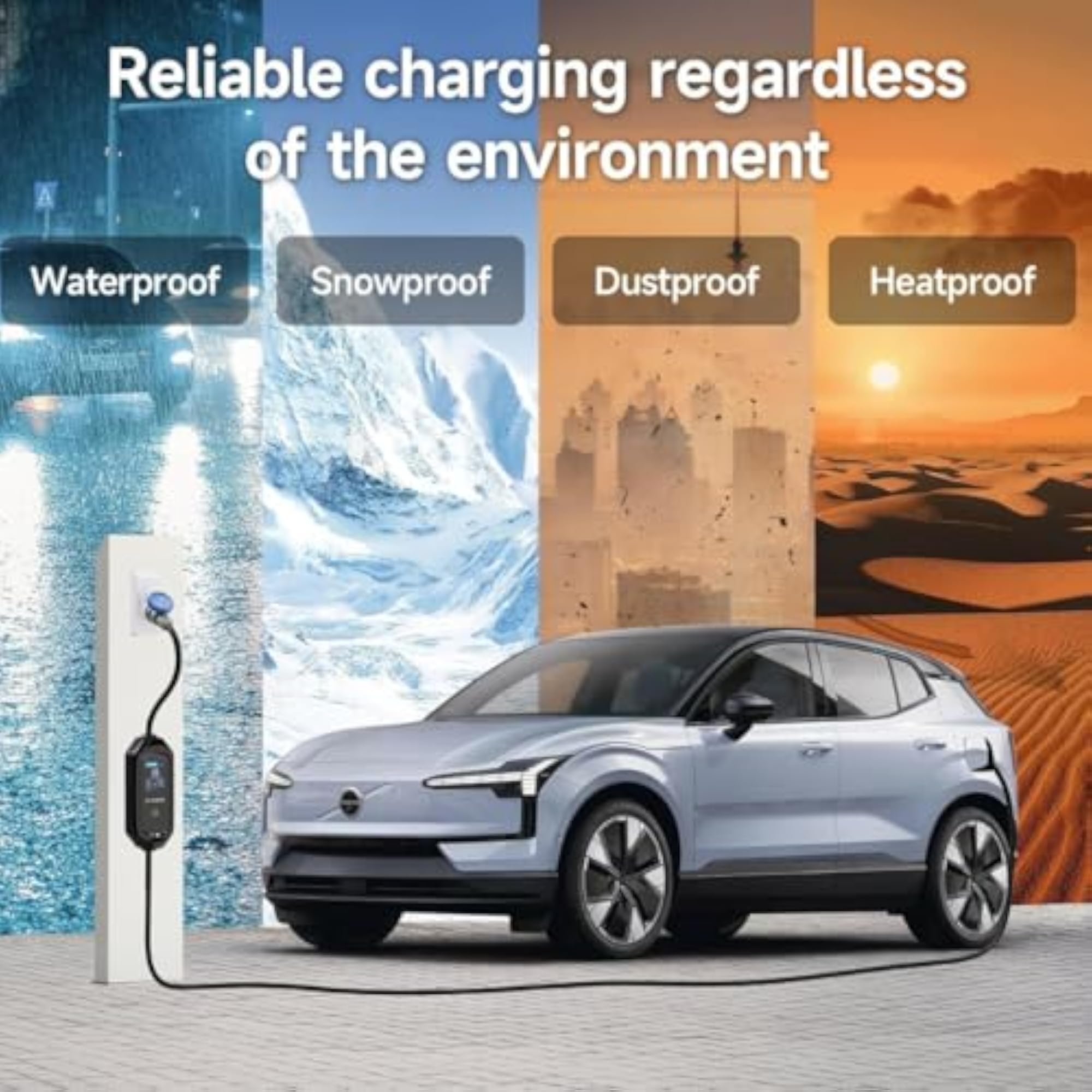11 kW Portable EV Charger with Smart App