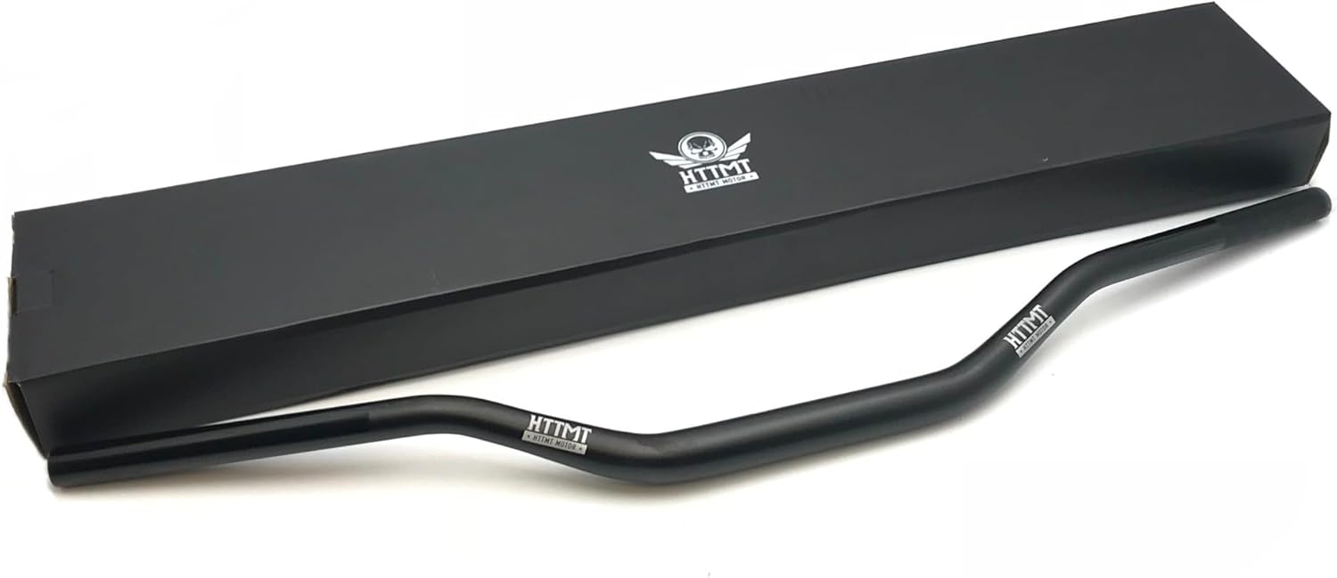 HTTMT HB023- Compatible with 1 1/8" Fat Bar 28MM 7/8" Handlebar Handle bars Motorcycle MX Motocross Gray
