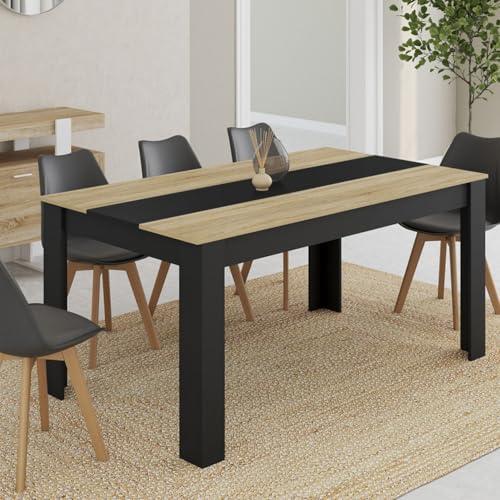 Table à manger Georgia 8 personnes 160 cm - IDMarket