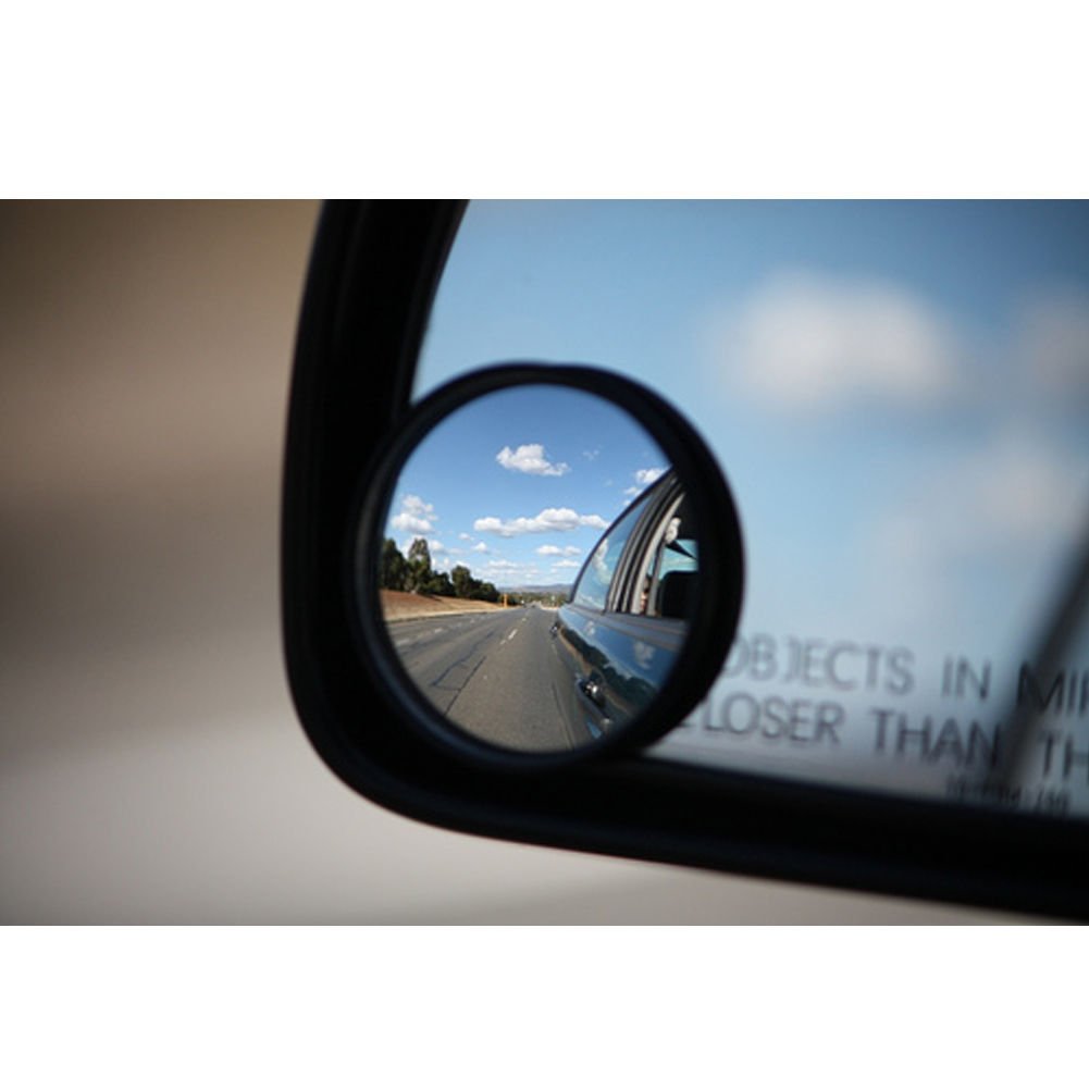 BROOKSTONE 2x Safety BLIND SPOT MIRRORS Car Auto Driving Angle View 2" BR330092