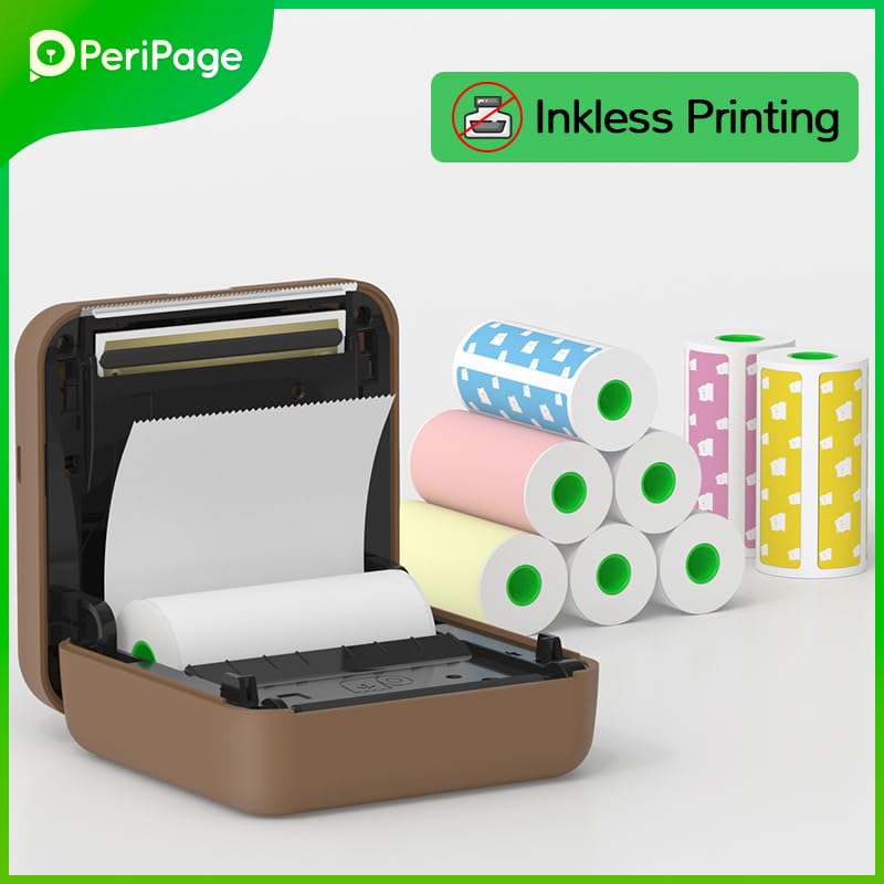 A6 Mini imprimante de Poche HD 304DPI Imprimante Thermique sans Fil BT Image Photo Étiquette Mémo Notes Papier de reçu de Journal Autocollant d'imprimante instantanée