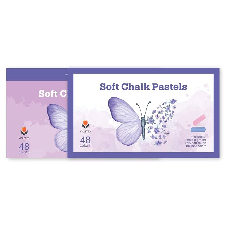 Amazon.co.jp: VIOLETTO ソフトチョークパステルセット 画材