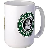 CafePress - Large NCIS Seal Hot Fresh Coffee Mug - Coffee Mug, Large 15 oz. White Coffee Cup