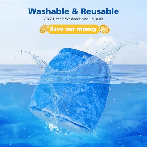 Image of VRC2 Cloth Filters for Vacmaster 1.5-3.2 Gallon Wet /Dry Vacuums