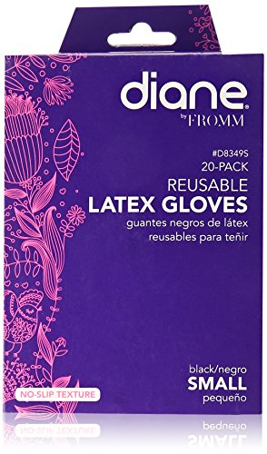 Diane Pro Color Glove, Black, 20Count