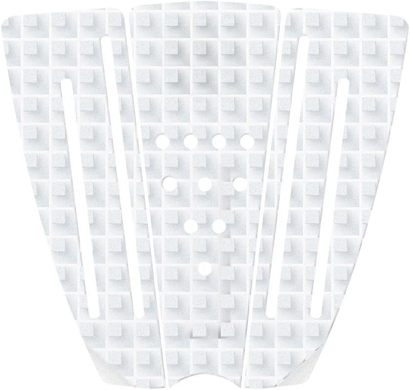 Ride TD40060320 Deck Pad, Traction, 3 Pieces, 0.2 inch (5 mm) Thick, for Narrow Tails & Short Boards, Tail Kick 1.1 inches (27 mm), 3M Tape Adhesive, White, Genuine Product