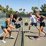 Pickleball Paddles, Lightweight Graphite Paddles Set of 4 - Image 7