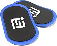 METABALL Core Sliders Gliding Discs - Dual-Sided for Carpet & Hardwood, Portable Full-Body Workout Sliders for Home Gym, Dance & Martial Arts