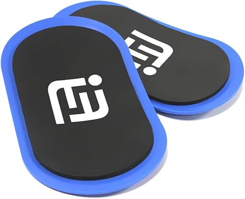 Miniatura 7 de Discos deslizantes deslizantes de núcleo de uso suave en el equipo de deslizadores de ejercicio de piso de alfombra. Planeadores compactos para