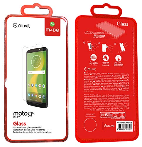 Película Protetora, Motorola Para G6 Play, Película de Vidro Protetora de Tela para Celular, Transpa