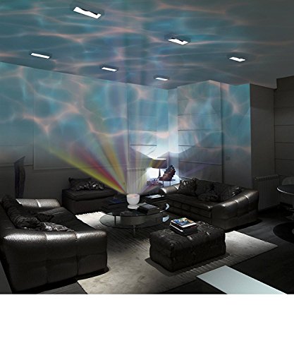 Ocean Wave Night Light, Elecstars-Music Player Multicolor Led Bulbs Projection Lamp, Romance and Relax Soothing Effect, Bedroom Room Night Light, Best Gift for Kids Girl Children Sleeping Aid