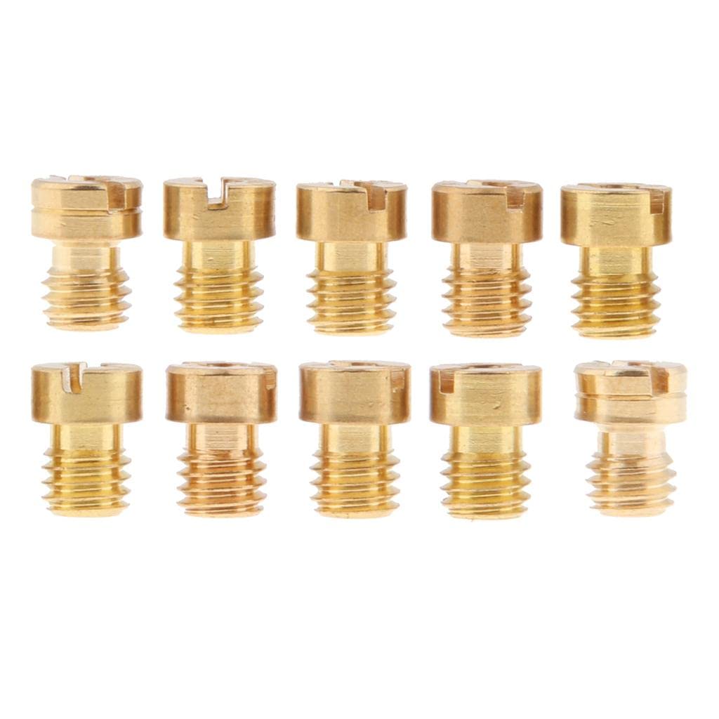LOOM TREE® Set 10 Main Jet For Keihin Oko Koso Pwk Carburetor 85 88 90 92 94 ... 105 | 10 Pieces Main Jet
