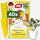 PIC Gelbsticker Trauermücken - 60x Gelbtafeln gegen Trauermücken, Effektiv Gelbfalle für Trauermücken und gegen kleine fliegen in blumenerde, Alternativ zu Nematoden gegen Trauermücken bekämpfen