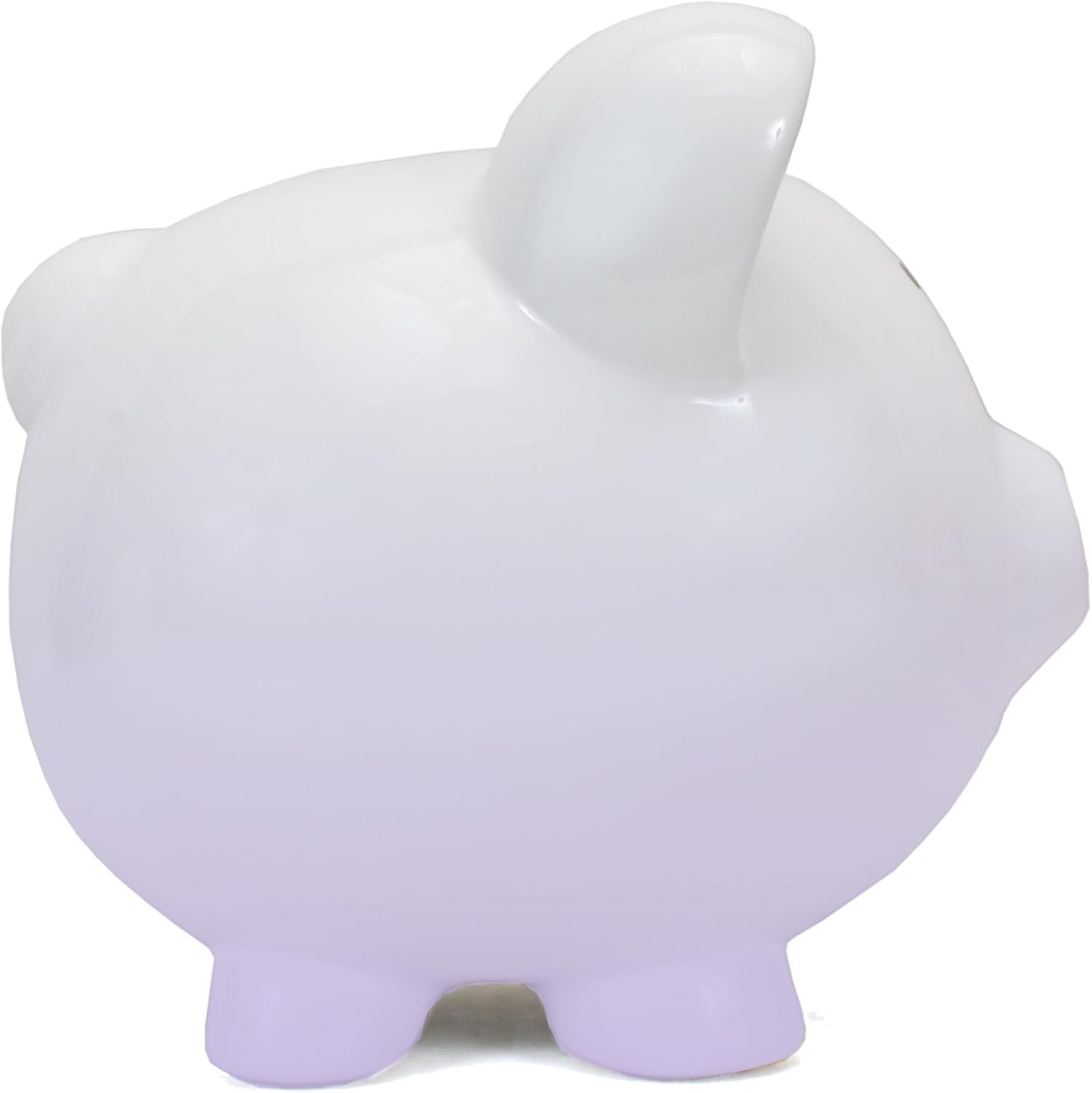 Child to Cherish Ombre Ceramic Piggy Bank, Purple