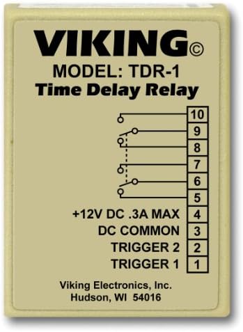 Viking Electronics TDR-1 Time Delay Relay