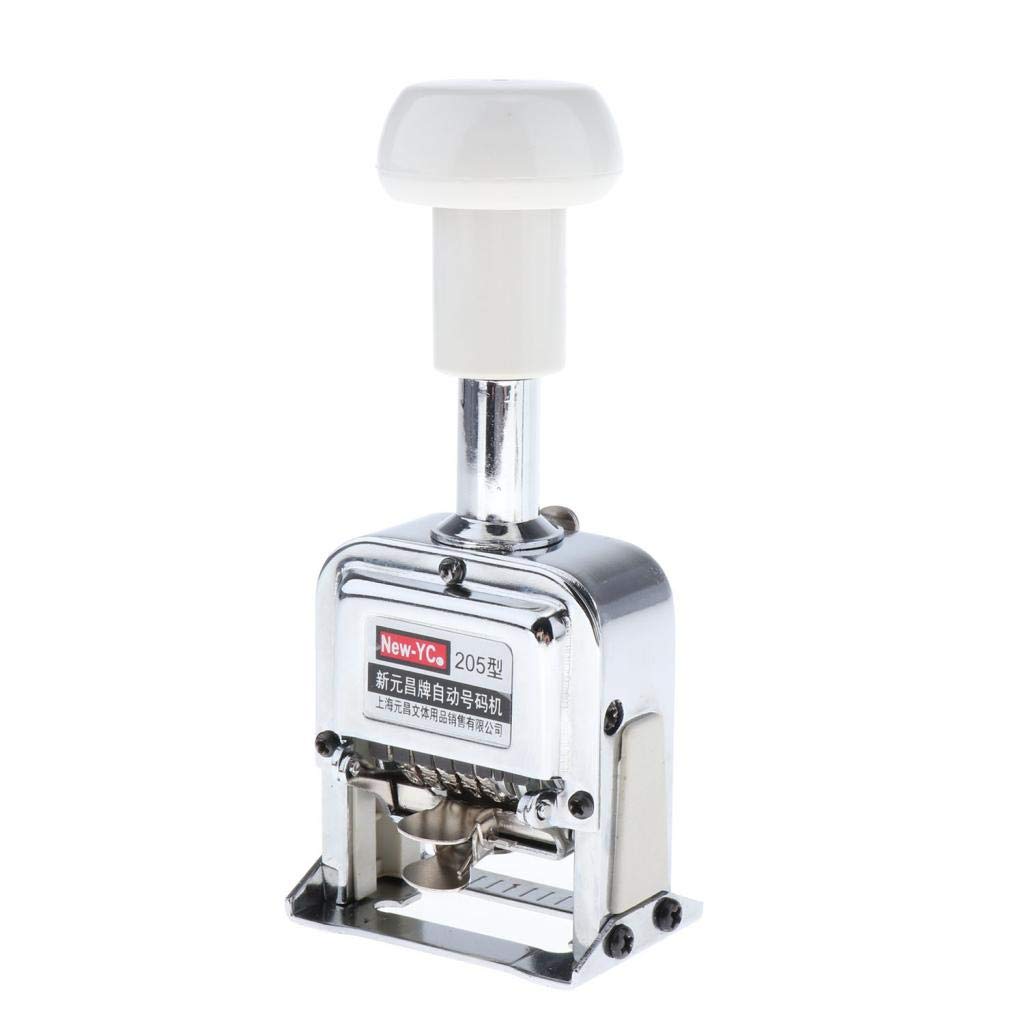 SM SunniMix Numéroteur Automatique à 5 Chiffres, Auto-encreur