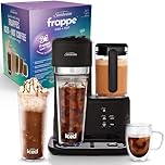 Sunbeam 3-in-1 Frappe Iced and Hot Coffee Maker with Blender | Single Serve, with Reusable Filter, Scoop, 625mL Tumbler Set, Coffee Drink Recipes, Black SDP2000BK