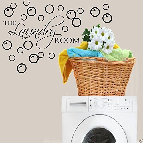 Amazon The Laundry Room with bubbles Decal Vinyl wall art stickers