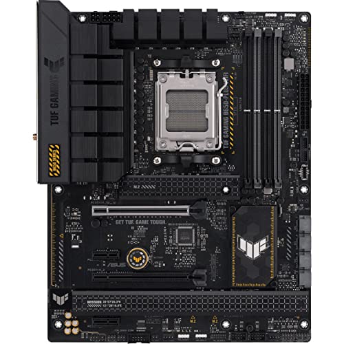 Asus Tuf Gaming B650-Plus Wifi Socket Am5 (Lga 1718) Ryzen 7000 Atx Gaming Motherboard(14 Power Stages, Pcie® 5.0 M.2 Support, Ddr5 Memory, 2.5 Gb Ethernet, Wifi 6, Usb4® Support And Aura Sync) #TOP1