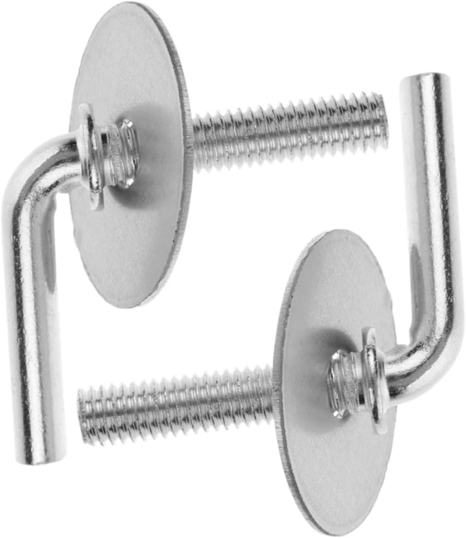Uonlytech 2pcs Fan Base Mounting Screw Kit Metal Fan Pedestal Bolts with Fasteners for Stand Repair and Replacement in Home and Bedroom