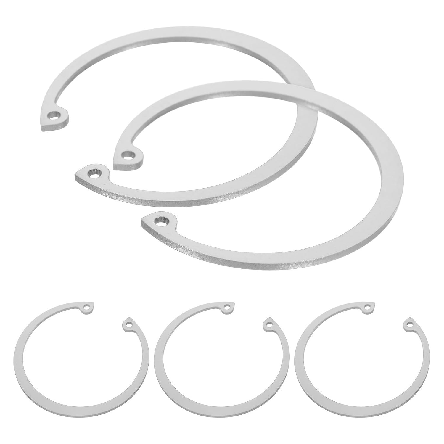 Internal Retaining Rings 5pcs Stainless Steel Snap Ring Set for Holes