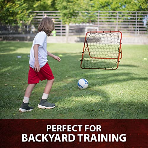 Portable Backyard Soccer Ball Rebounder, Perfect For Soccer Practice And Training, All Ages And Skill Levels, By Rinkmaster #TOP1