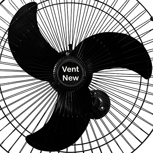 Ventilador de Parede Oscilante 60 cm Bivolt Preto