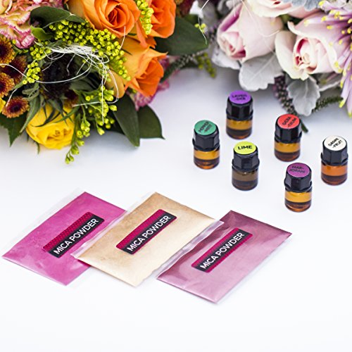 Deluxe Lip Balm Kit with Filling Tray, (77-Piece Set) For Making Your Very Own Clear & Colored DIY Lip Balms! | Includes Tubes, Bees Wax Pouch, 100% Pure Therapeutic Essential Oils & More - Thumbnail 3
