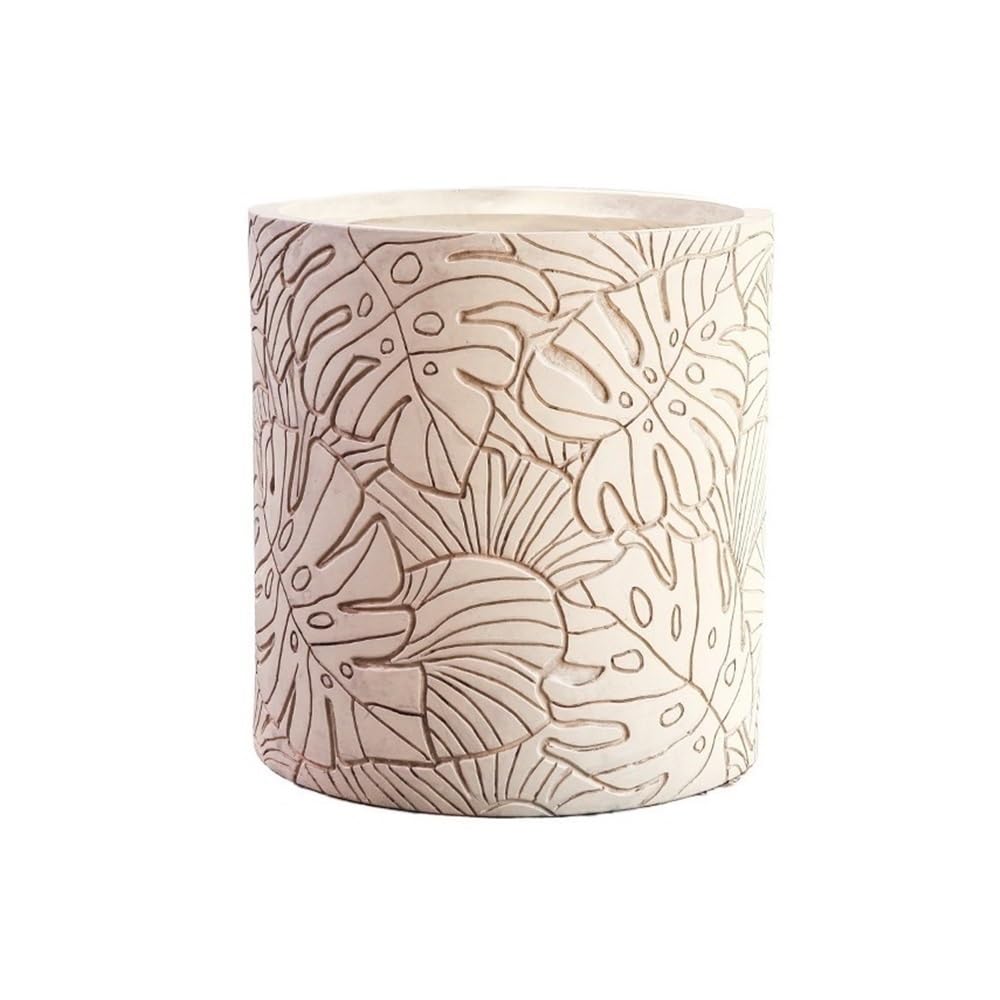 Ef2pRc8kF Flowerpot Nordic Minimalist Magnesium Clay Flowerpot for Home Use, Floor To Ceiling Indoor Living Room Large-diameter Plant Pot