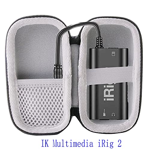 Werjia Hard Travel Case For Ik Multimedia Irig 2/Irig Hd 2 Guitar Interface Adaptor #TOP1