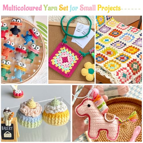 Hilo de algodón Coopay de 25g para tejer amigurumis en casa 6