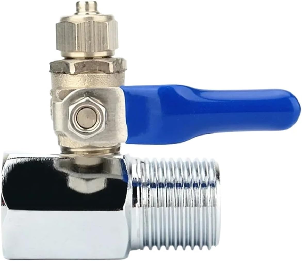 1PCS Water Purifier Reverse Osmosis Tee Inlet Ball Valve Set 1/2" BSP To 1/4" Tube Replacement Home Water Purfier Accessories