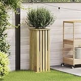 IKAYAA Maceteros Altos Macetero Grande Interior Maceta Alta Exterior y...