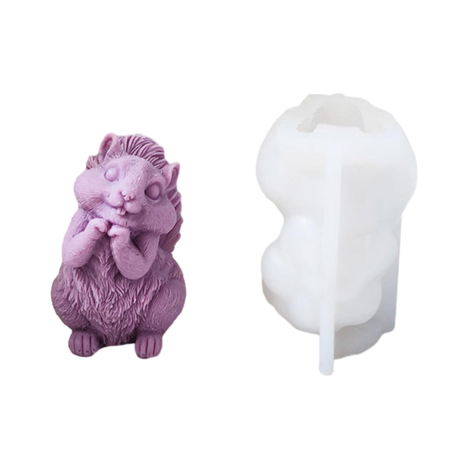 NEWFT Silicone Candle Mold for Home Decorations Wax Mold Figurines Mould Candle Making