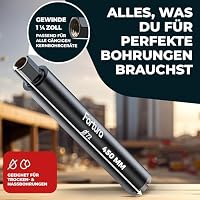 Fortura® Kernbohrer Ø42-182mm/400mm Länge/1 ¼ Zoll(Ø72x400mm) Bohrkrone/Kernlochbohrer/Diamantbohrkrone/Diamantbohrer/Kronenbohrer/Diamant Bohrkrone/Beton – Ansicht 7