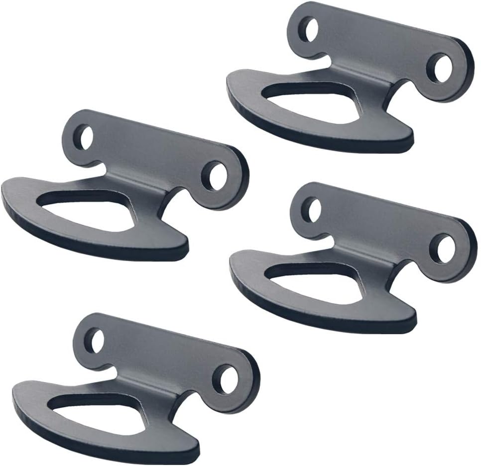 DEWHEL Tie Down Hooks for 2000-2017 Compatible with Ford (F-150 Styleside 2004-2017 8 Foot & 6.5 Foot Styleside Bed Models Only, Explorer Sport Trac 2001-2010) 4 PCS