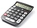 Office+Style 8 Digit Dual Powered Desktop Calculator, LCD Display, Black