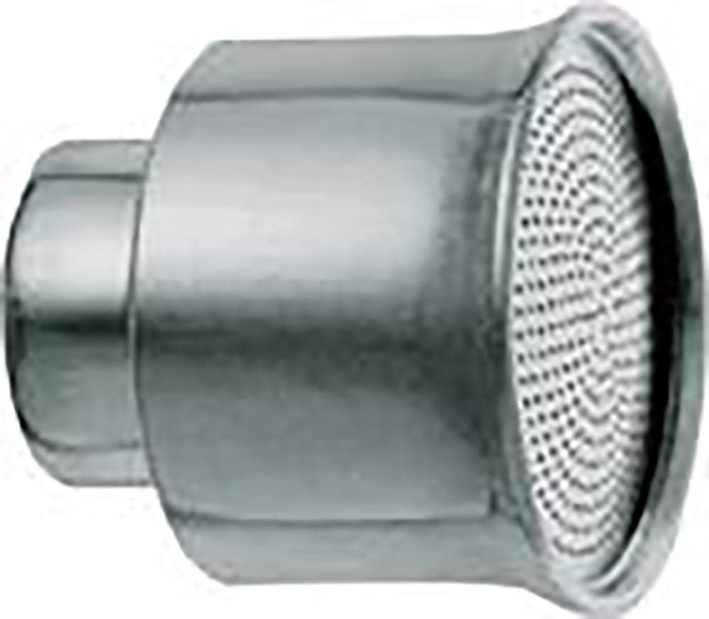 Geka 6397SB Shower Head Soft Rain with Female Thread G 3/4" 1mm Bore 51mm, Silver, 18 x 8 x 13 cm
