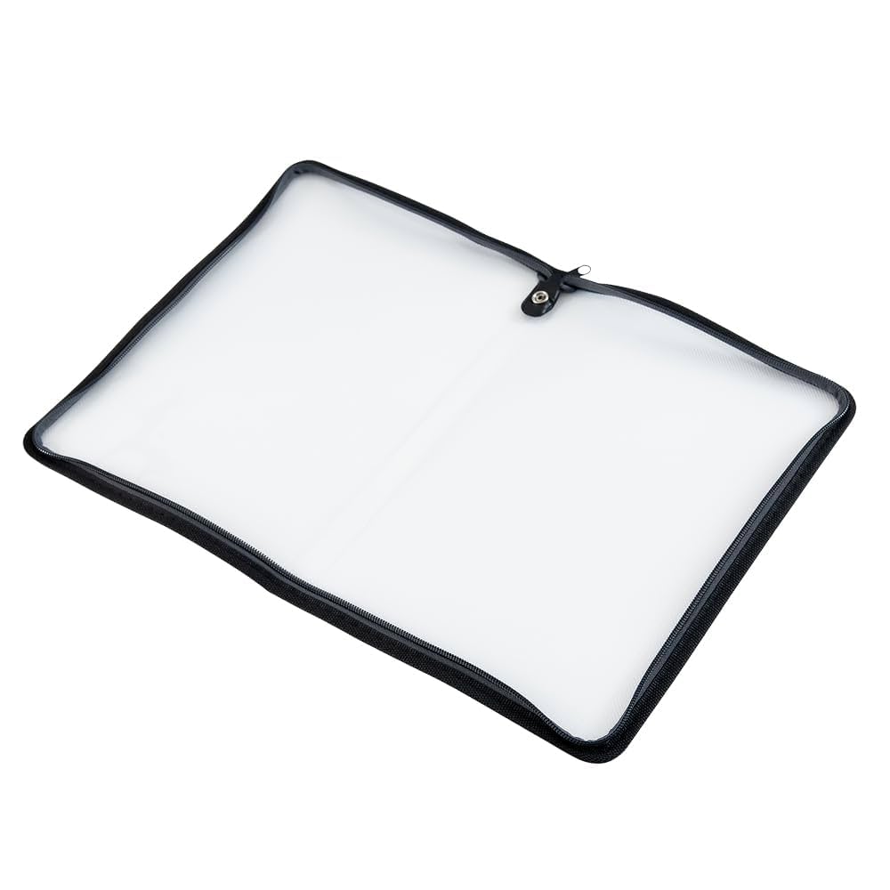 Amazon | ハピラ ファスナーケース A4 12個 ベーシックカラー3色