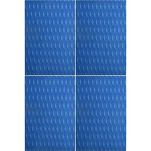 OCEANBROAD 4/8 Pieces x (15in x 10in) Non-Slip Deck Pad Grip Mat, 3M