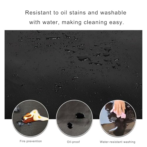 Tapis de protection barbecue isolant thermique pour réchaud camping extérieur