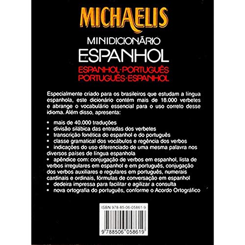 Michaelis. Minidicionário Espanhol. Espanhol. Português