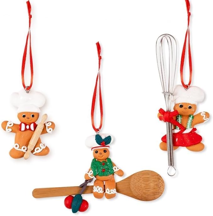 Gingerbread Baking Christmas Ornament Decor for Christmas